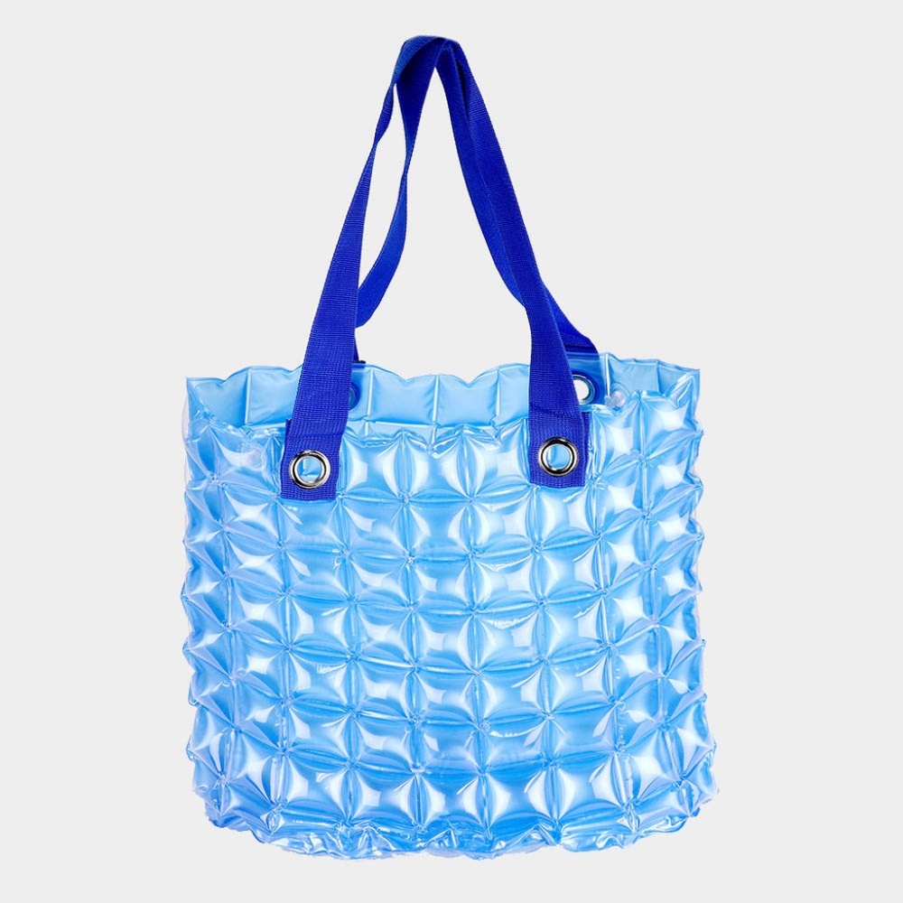 Inflatable Clear Bubble Tote Bag ~ Summer Beach